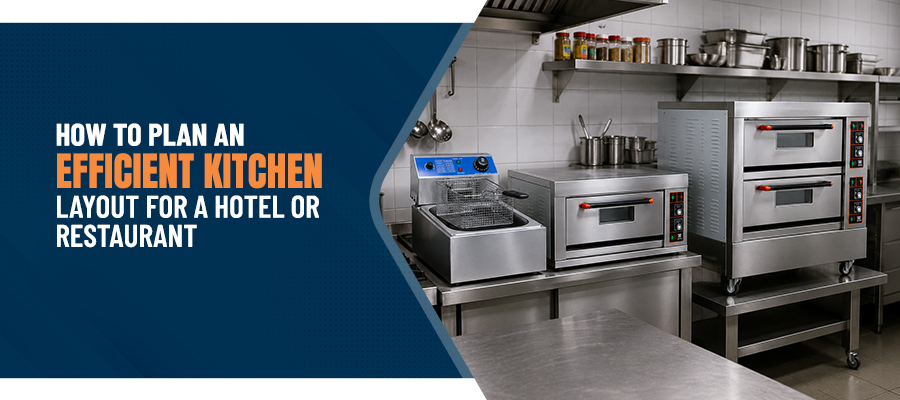 How to Plan an Efficient Kitchen Layout for a Hotel or Restaurant