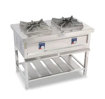 SS Two Burner Commercial Gas Stove